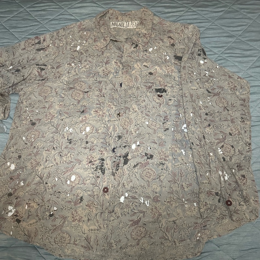 Magnolia Pearl Floral Blockprint